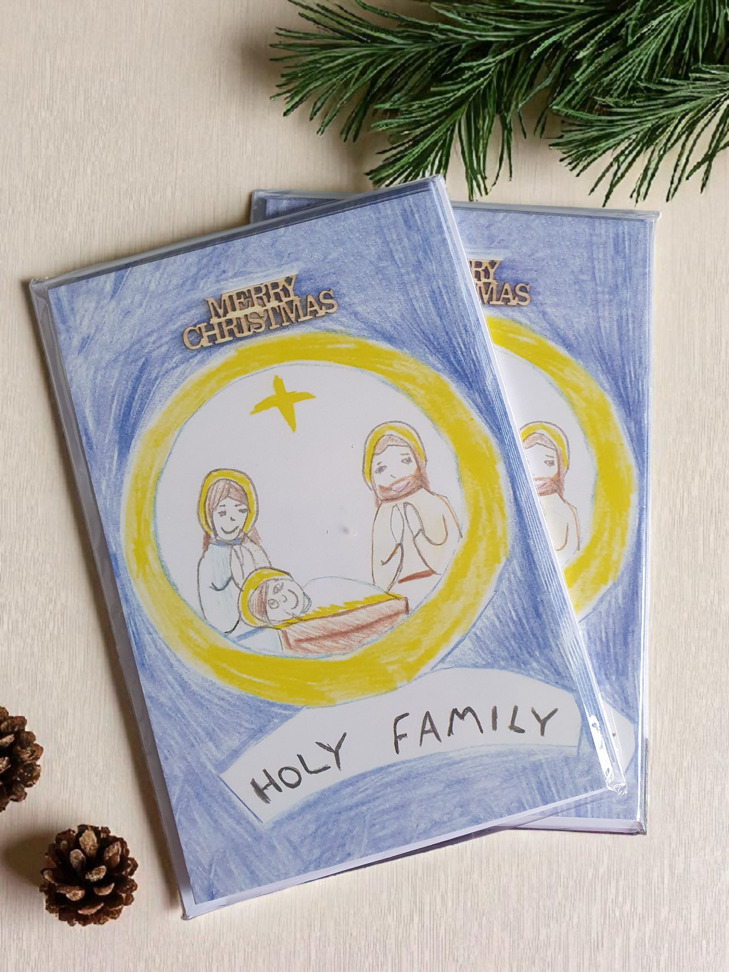 Mini Vinnie Winner Christmas Card Competition: Holy Family. (Pack of 10) 2022