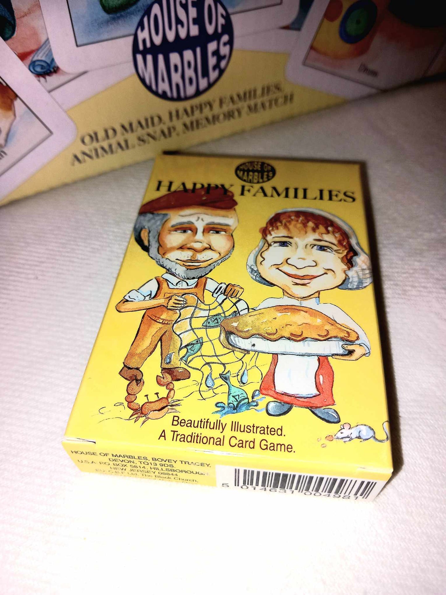 Children's classic card game - Happy families