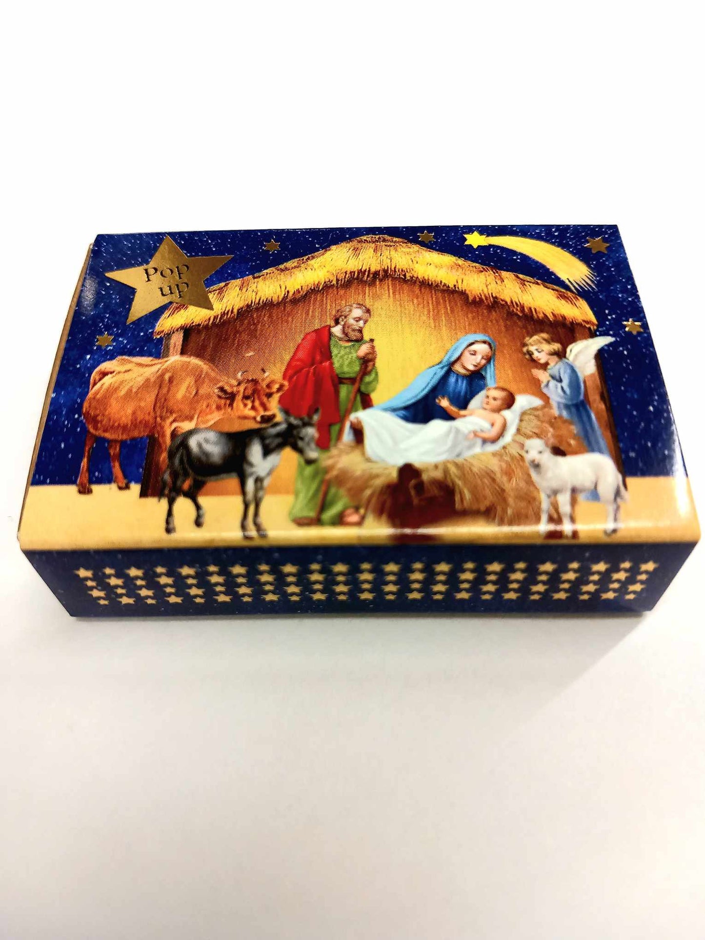 Matchbox nativity pop-up