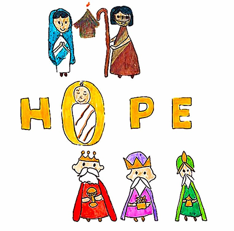 Hope. Mini Vinnie design. 10 cards plus envelopes.