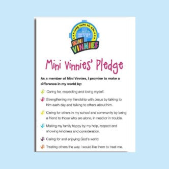 Mini Vinnie Pledge Card (Pack of 10)