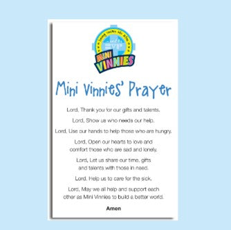 Mini Vinnie Prayer Card (Pack of 10)