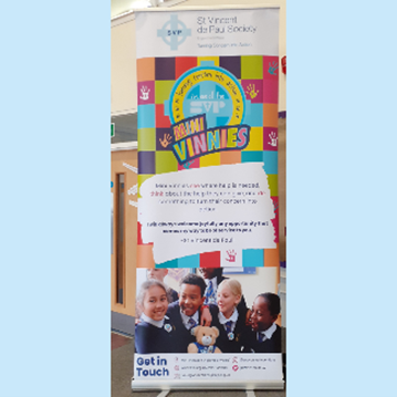 Mini Vinnie's Roller Banner
