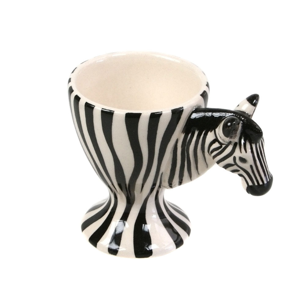 Ceramic Zebra Egg Cup