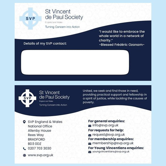 SVP Business cards (pack of 100)