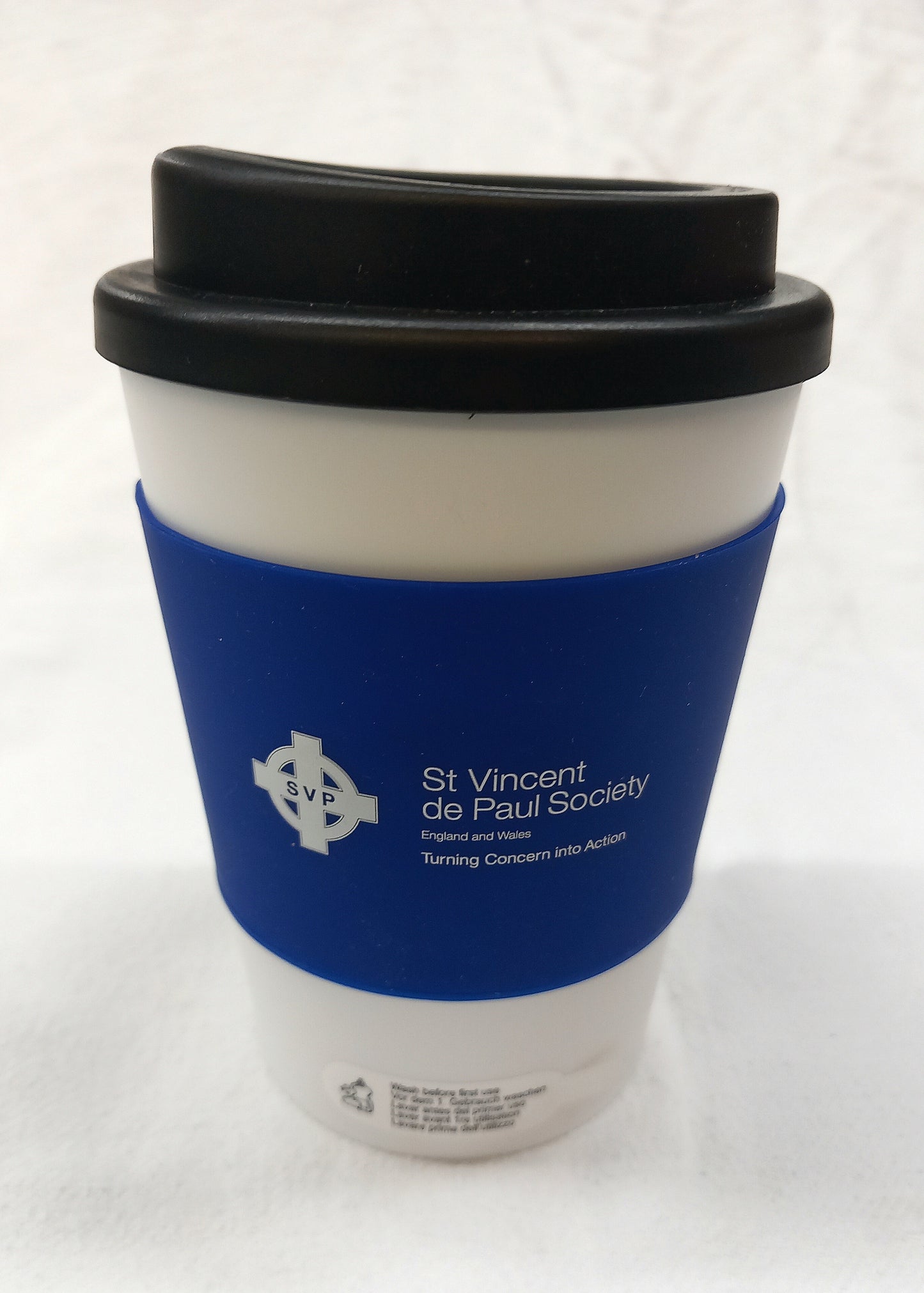 Blue Thermos Cup with SVP Branding