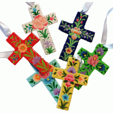 Painted Hanging Crosses