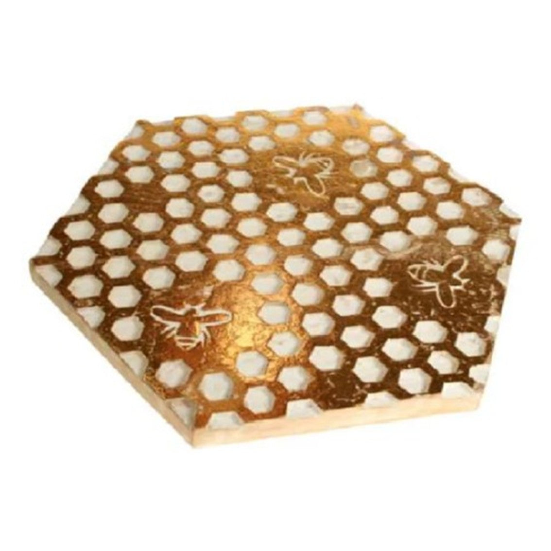 Trivet - Mango Wood Honeycomb