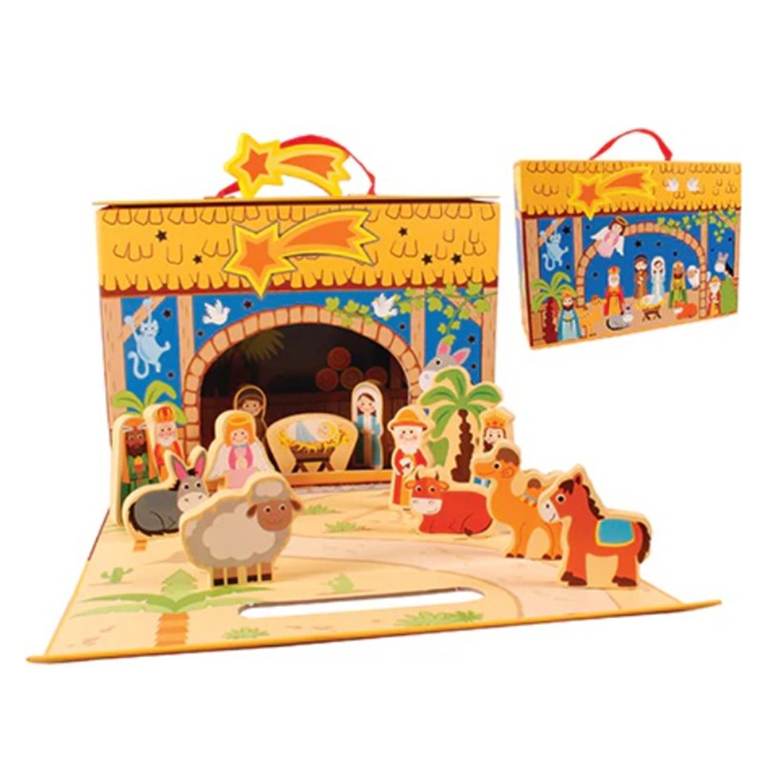 The Nativity Scene (Children's Wood playset)