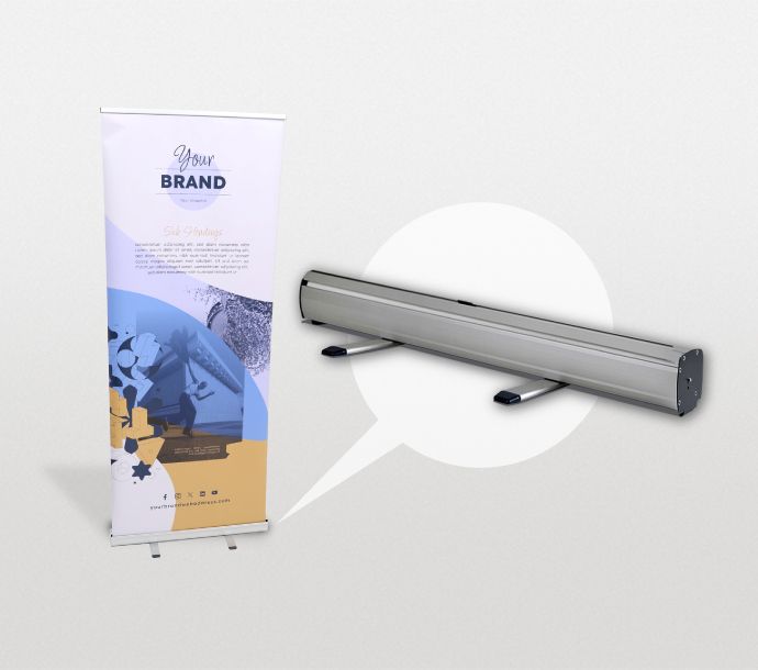 Optional SVP Roller Banner for Exhibition pack.