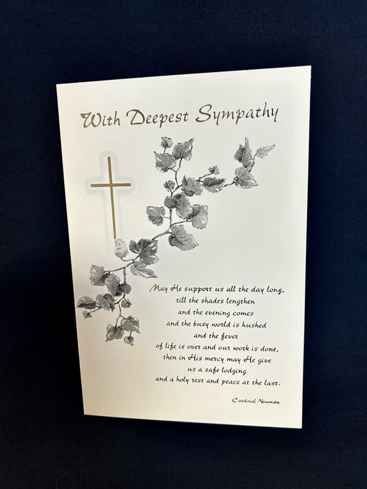 With Deepest Sympathy (Single Card)