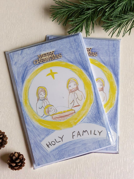 Mini Vinnie Winner Christmas Card Competition: Holy Family. (Pack of 10) 2022
