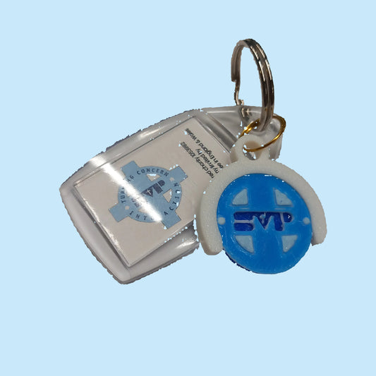SVP keyring and trolly coin