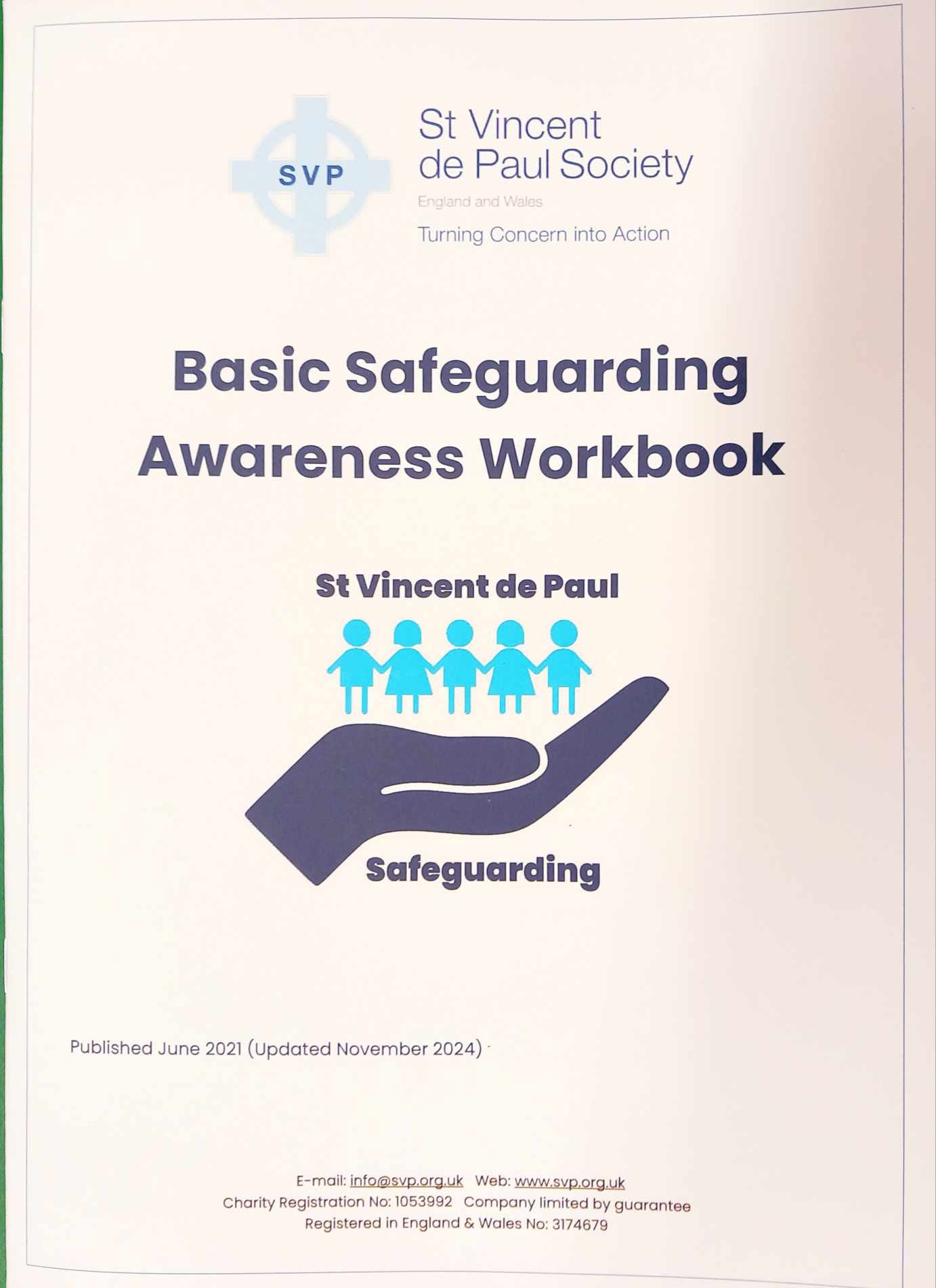 Basic Safeguarding awareness workbook