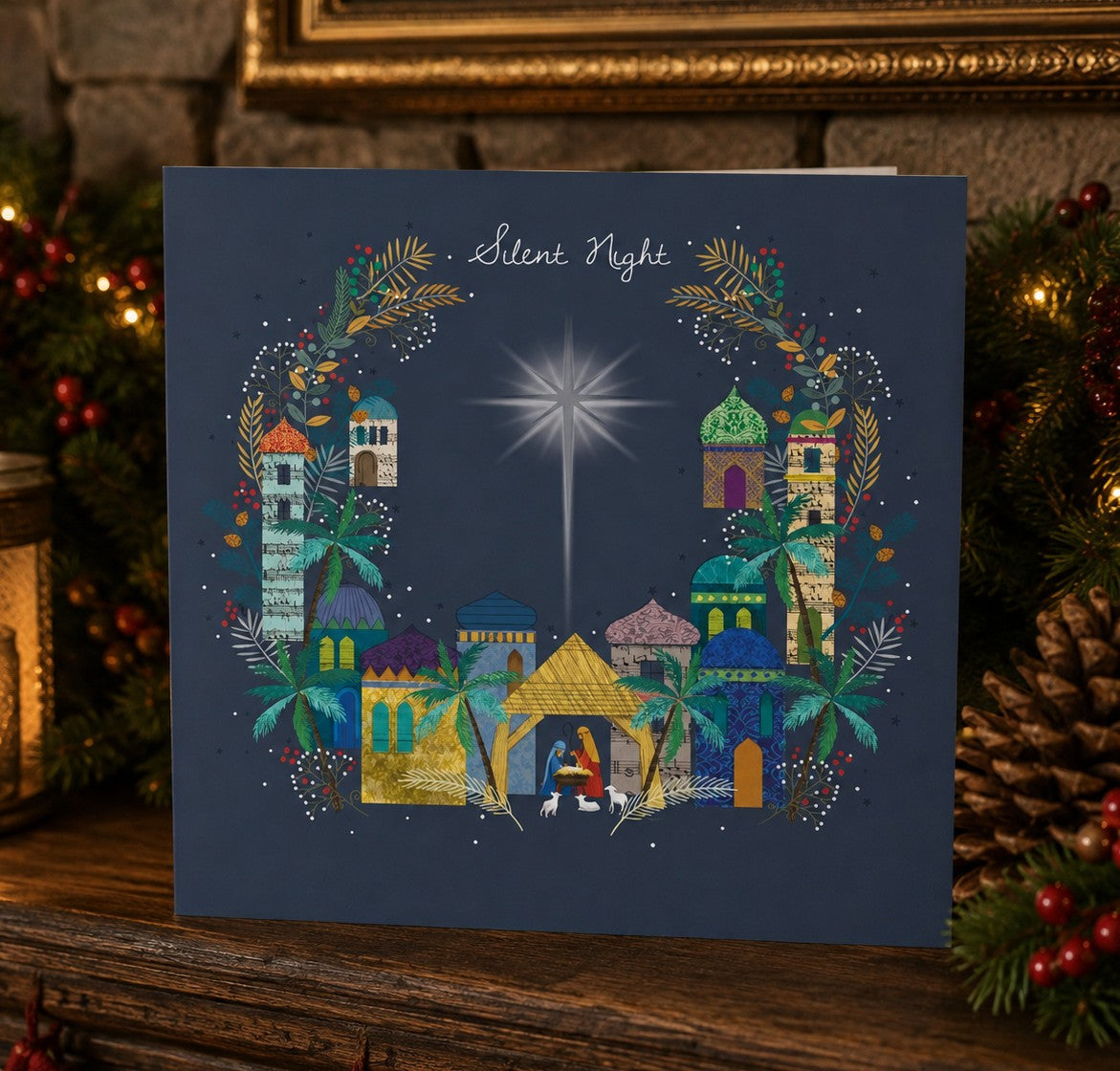 2026 Christmas card 'Rooftops of Bethlehem'.