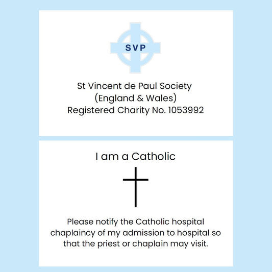 SVP Hospital notification cards (Pack of 25)
