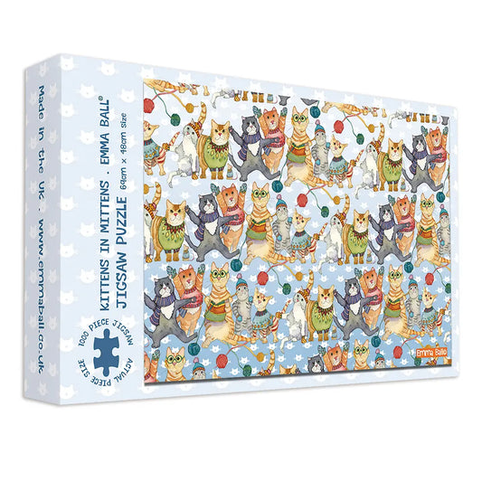 Kittens in Mittens (1000 Piece Jigsaw)