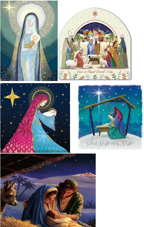 Christmas Cards (Assorted Bundle) Five Packs