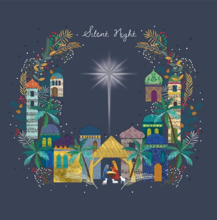 2026 Christmas card 'Rooftops of Bethlehem'.