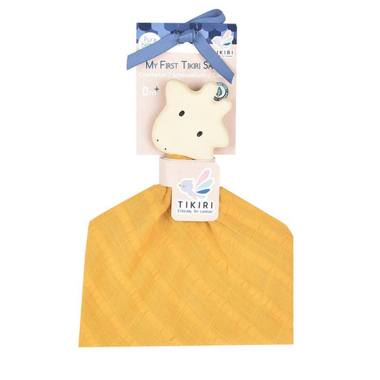 Giraffe Baby Comforter and Organic Teether