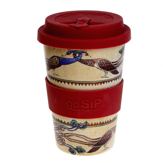Lindisfarne peafowl biodegradable reusable travel cup