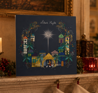 2026 Christmas card 'Rooftops of Bethlehem'.