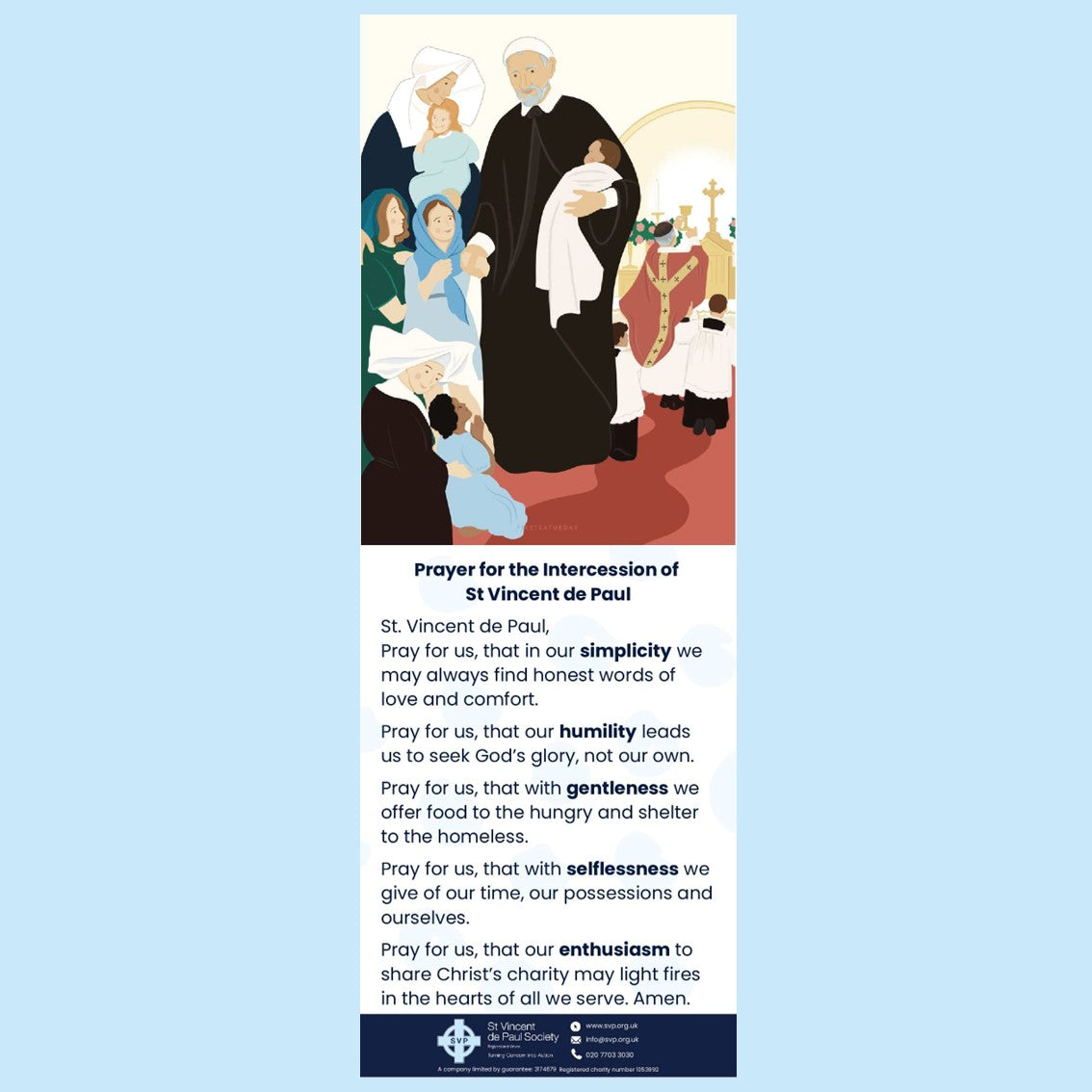 Founder and Patron Prayer Card Pack (Full collection)