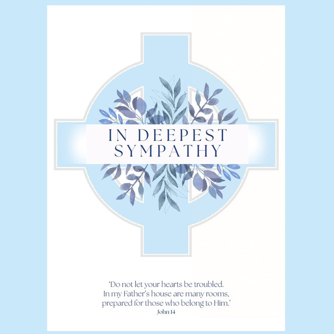 In Deepest Sympathy card. (Card with envelope)
