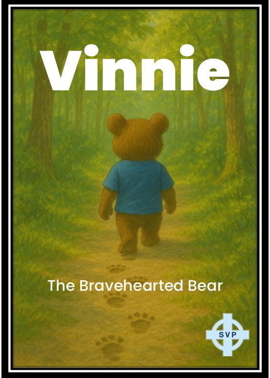 Vinnie the Bear storybook. LIMITED STOCK. PRE-ORDER.
