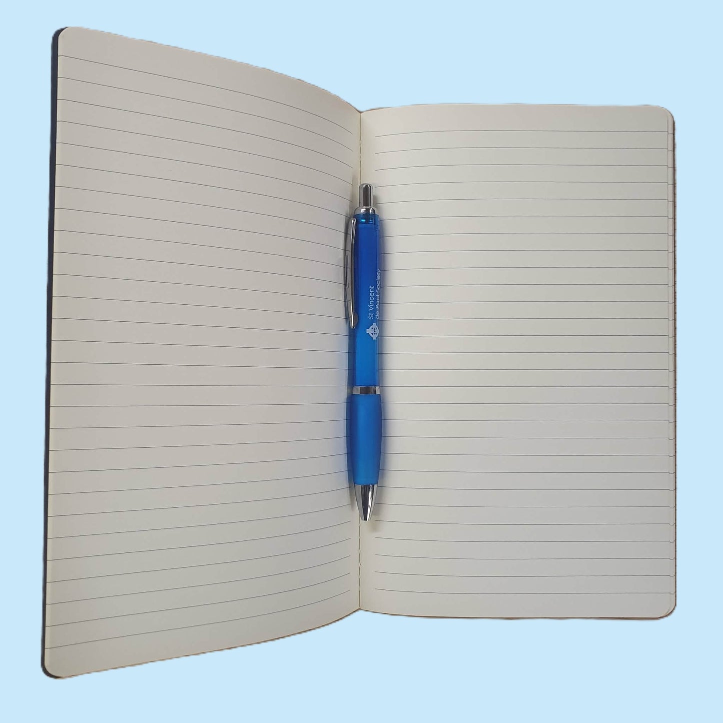 SVP  Branded Notebook and Pen set.