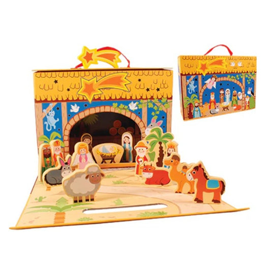 The Nativity Scene (Children's Wood playset)