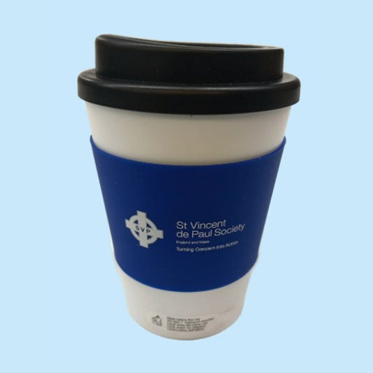 Blue Thermos Cup with SVP Branding